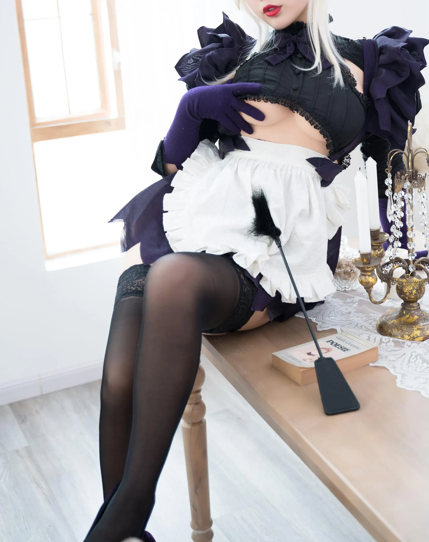 白烨 – NO.53 黑枪呆女仆 [51P]插图